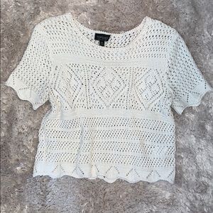 TOPSHOP Crotchet Top
